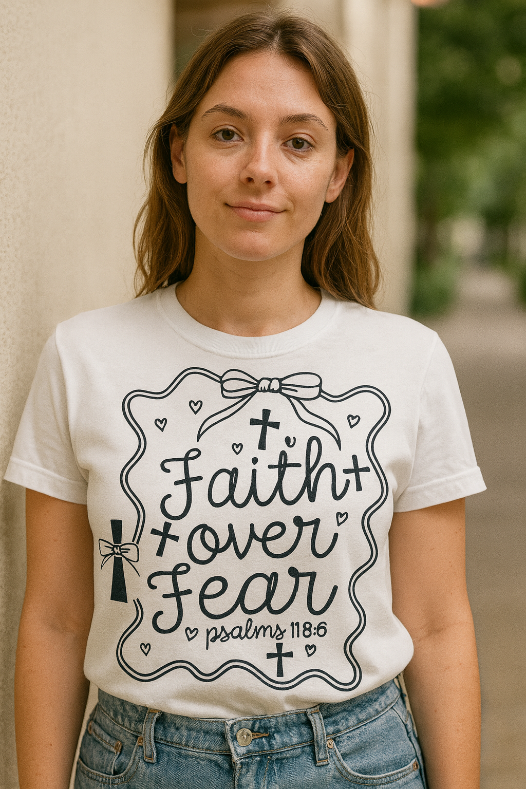 Faith Over Fear (with pocket)