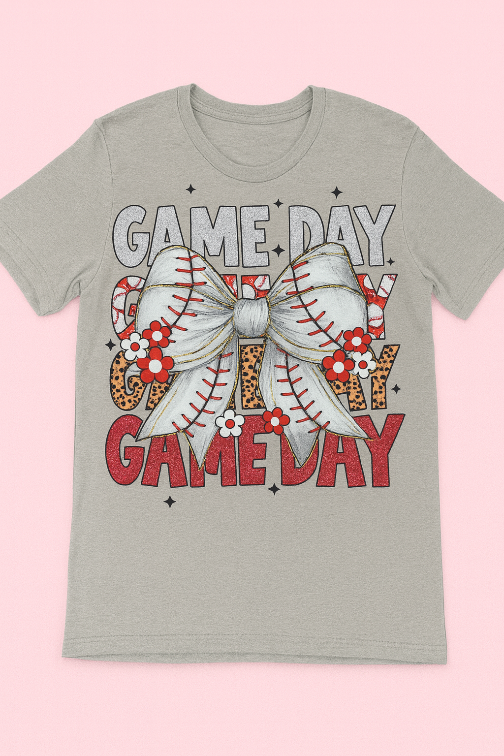 Baseball Game Day w/ Bow