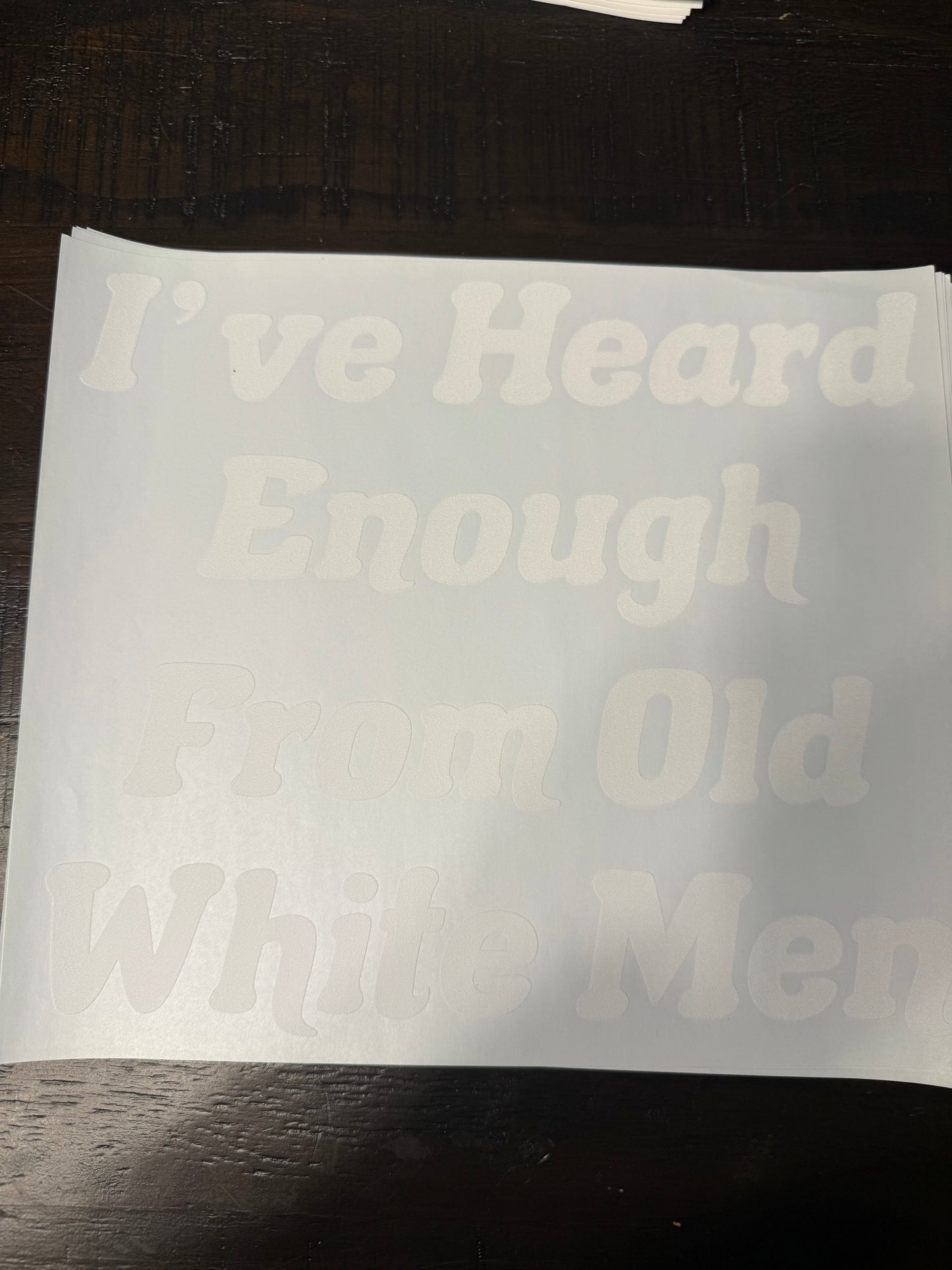 Adult/Sarcastic Transfers