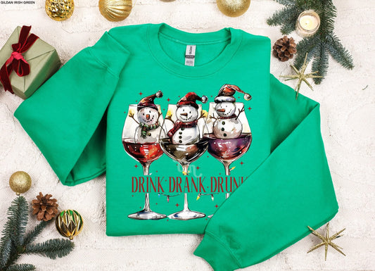 Pink & Cheery Snowman