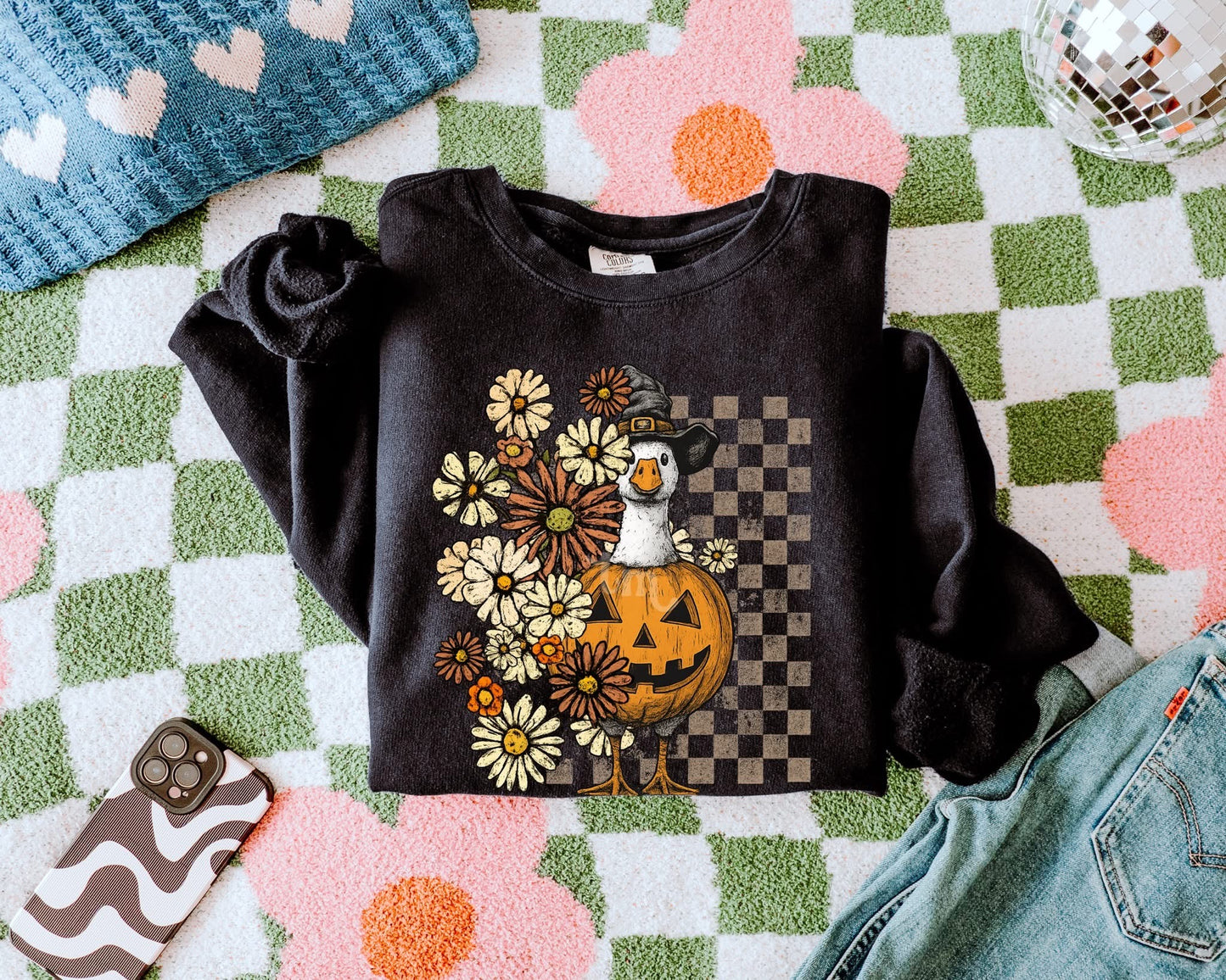 Pumpkin & Flower Shirt